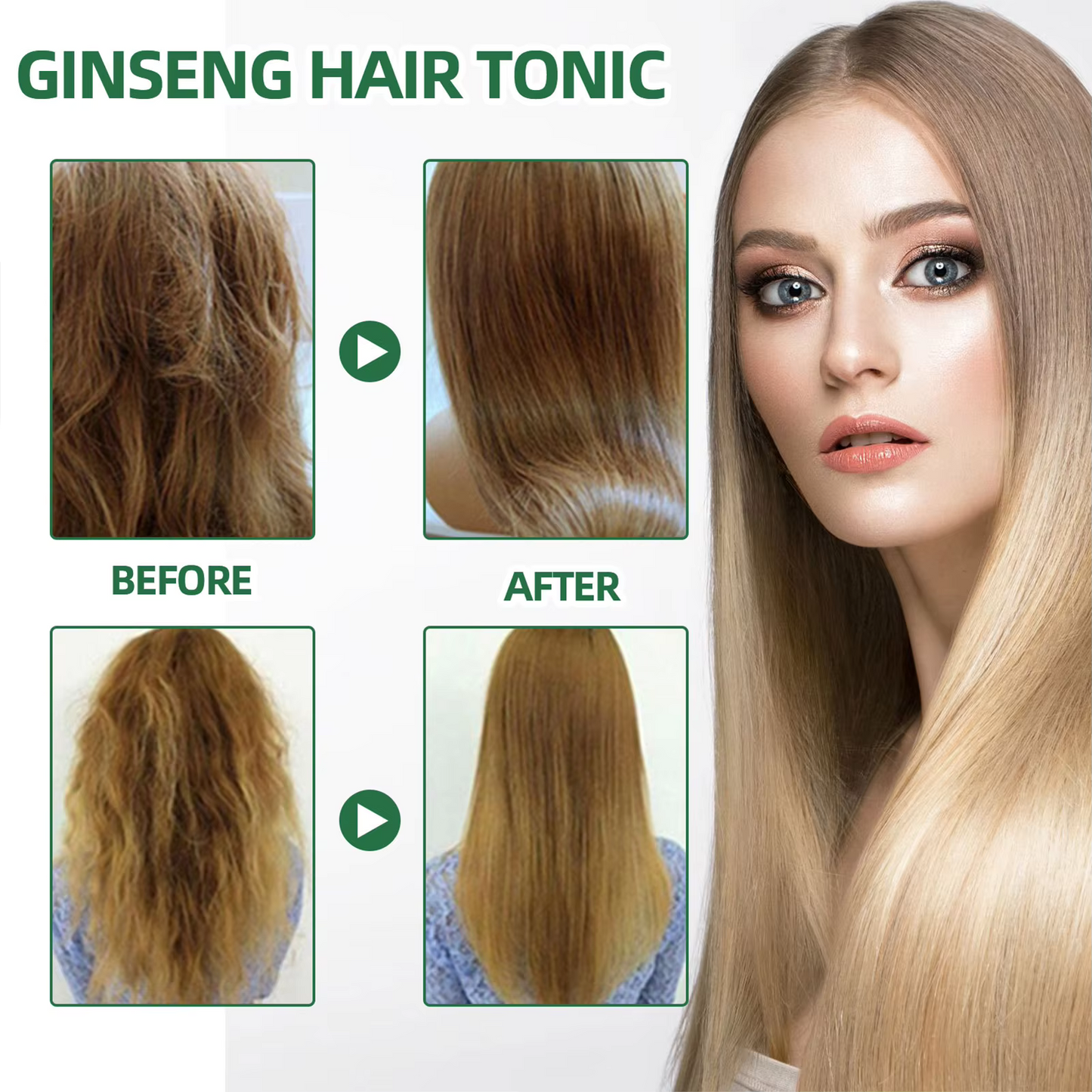 🌿 Tónico Capilar ELHOE™ – Detén la caída y recupera tu cabello con ingredientes naturales