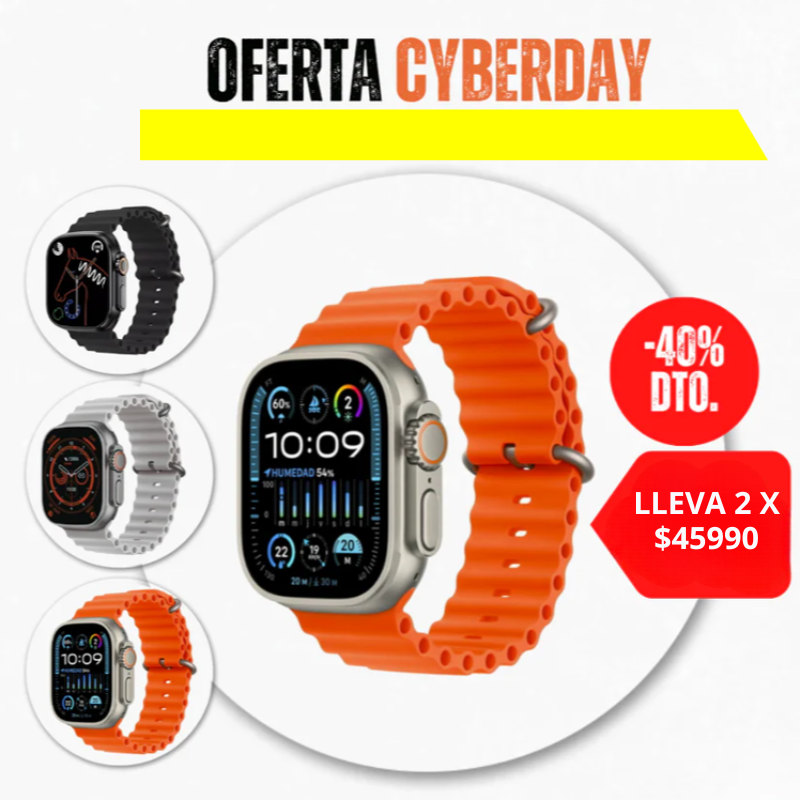 🧠 Smartwatch Ultra Resistente al Agua