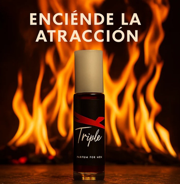PERFUME FEROMONAS TRIPLE X HOMBRE – 30 ml