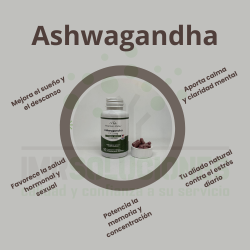 🌿 Ashwagandha Premium en Cápsulas