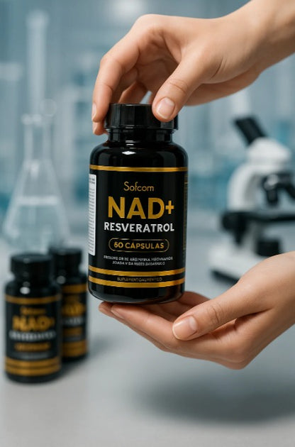 🧬 Resveratrol + NAD™ Satoomi  Salud celular, energía y longevidad en una sola cápsula 💊✨