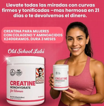 Creatina Monohidratada y Colágeno